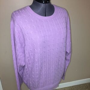 Granger Owings Purple Sweater Medium